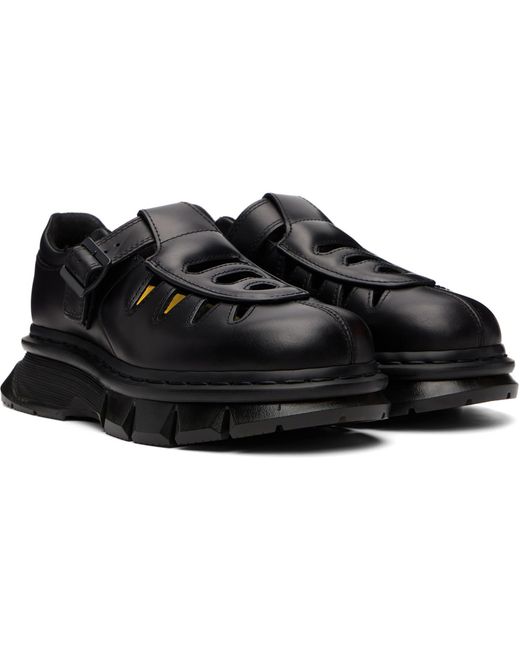 Dr. Martens Black Qubist Fisherman Loafers