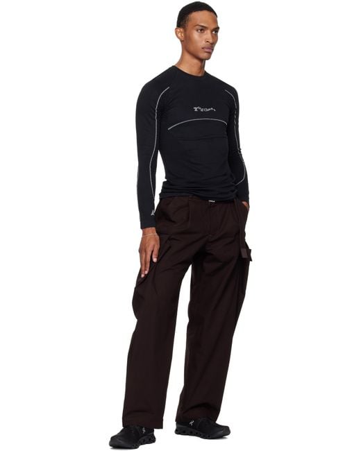 メンズ On Shoes ブラック Cloud X 4 スニーカー Black