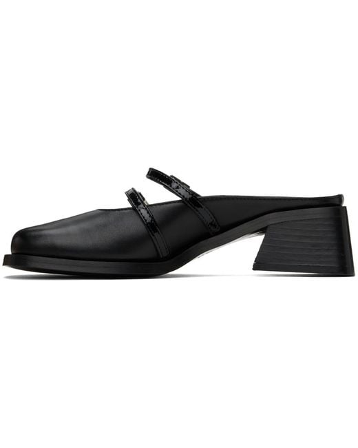【関税込み】Justine Clenquet ブラック Andie Patent ミュール Justine Clenquetのブラック Andie Patent ミュールがセール中