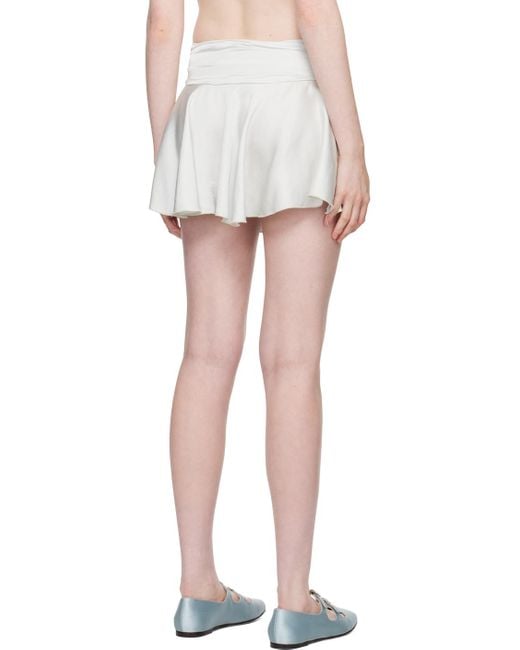 GIMAGUAS White Marta Miniskirt