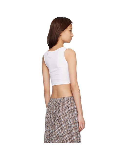 Vivienne Westwood Multicolor Cropped Rib Tank Top