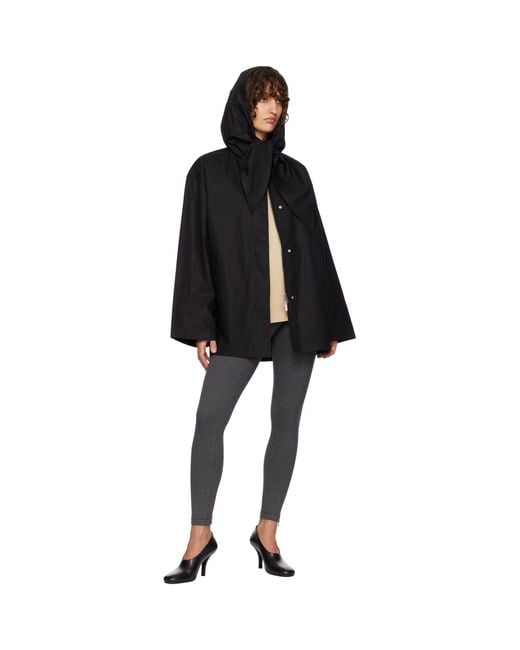 Totême Black Technical Scarf Jacket