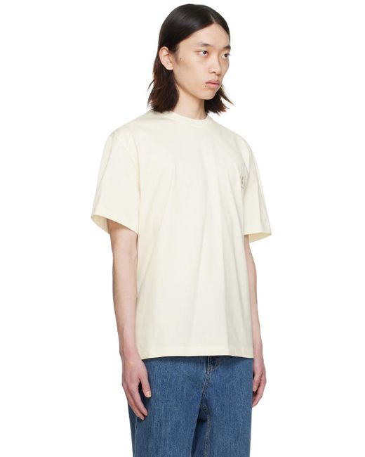 メンズ Wooyoungmi オフホワイト グラフィックtシャツ White