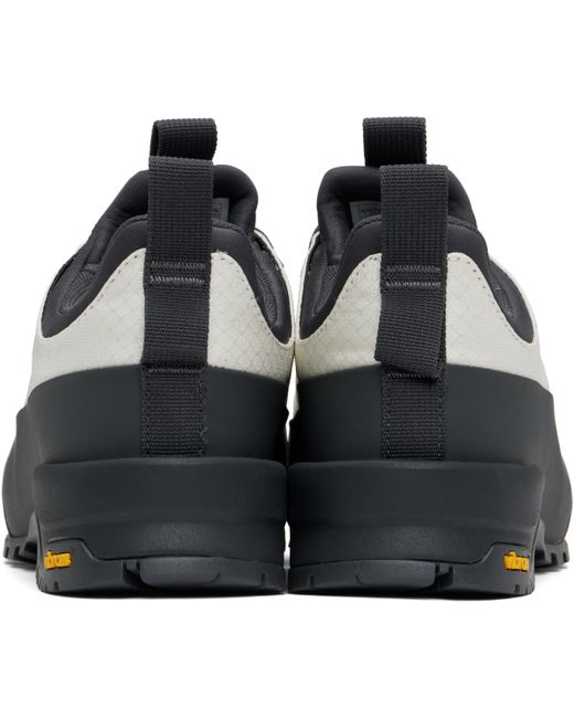 メンズ The North Face オフホワイト＆グレー Glenclyffe ローカットスニーカー Black