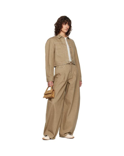 Jacquemus Black Tan 'The Long Chiquito' Bag