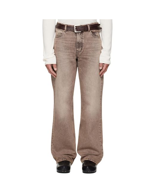 Our Legacy Natural Tan Carlson Cut Jeans for men