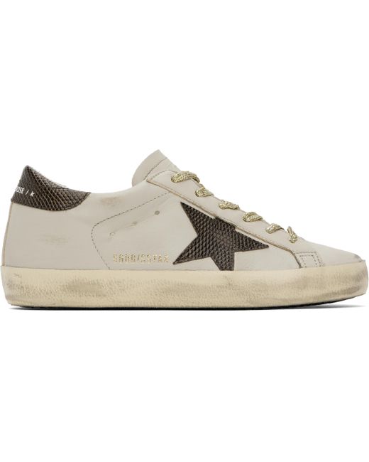 Golden Goose Deluxe Brand Black Off- Super-Star Sneakers