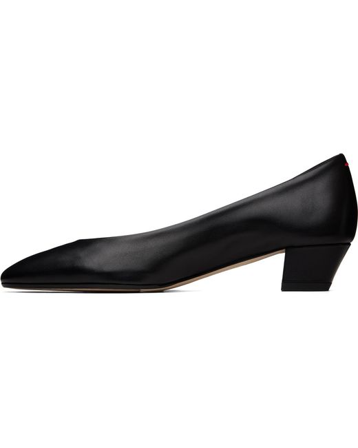 Aeyde Black Helia Low-Cut Heels