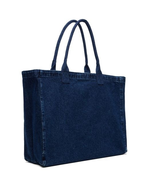 Anine Bing Blue Leo Denim Tote