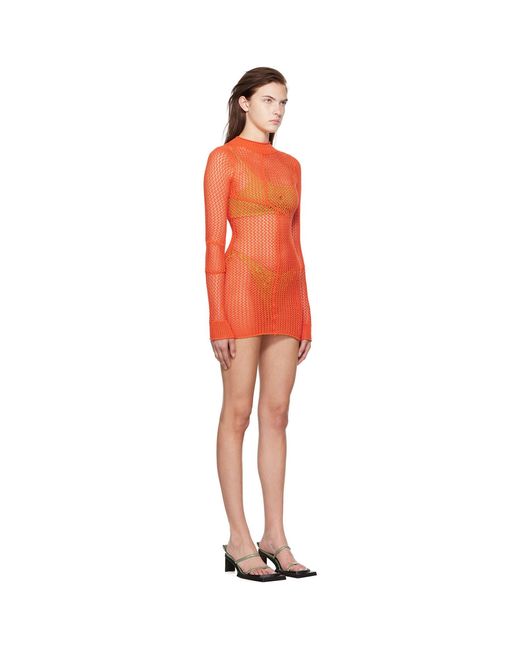 GUIZIO Black Ssense Exclusive Minidress