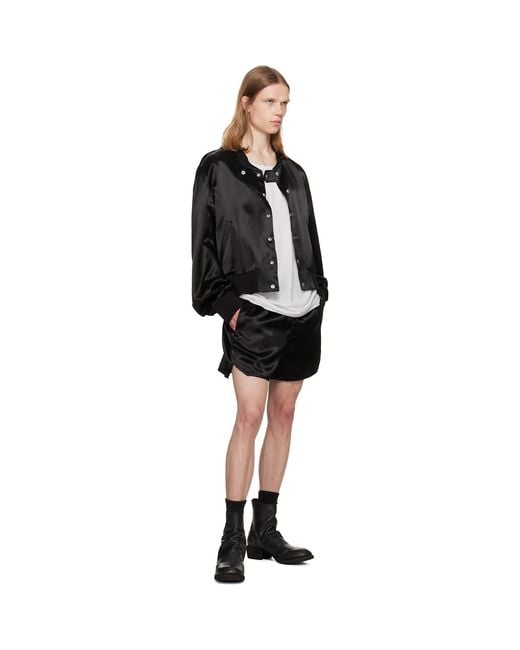 JKEEFER Black Rollins Runner Shorts for men