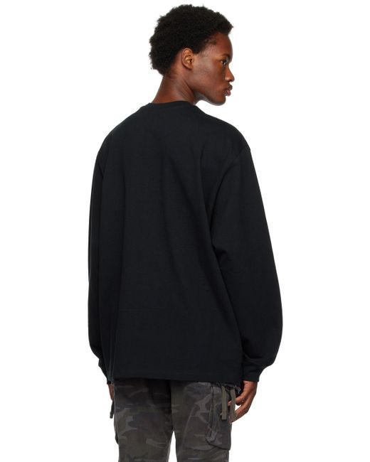 Song For The Mute Black 'a Sense Of Nowhere' Sweatshirt for men