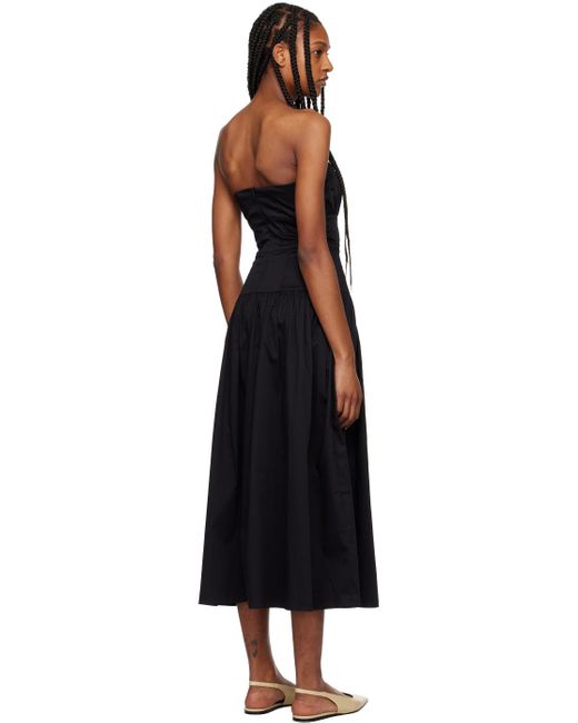 TOVE Black Lauryn Midi Dress