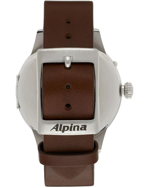 Alpina Black Startimer Pilot Heritage Automatic Watch for men