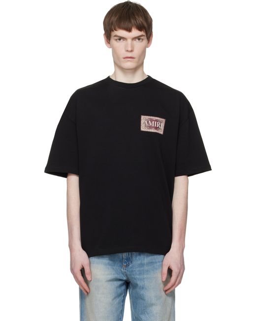 Amiri メンズ ブラック Bandana オーバーサイズ Tシャツの通販はau PAY