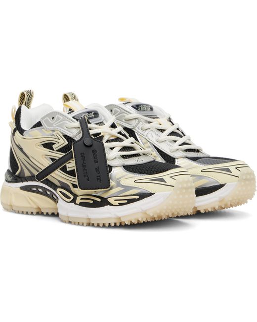 Off-White c/o Virgil Abloh Black 'Be Right Back' Glow-In-The-Dark Sneakers for men