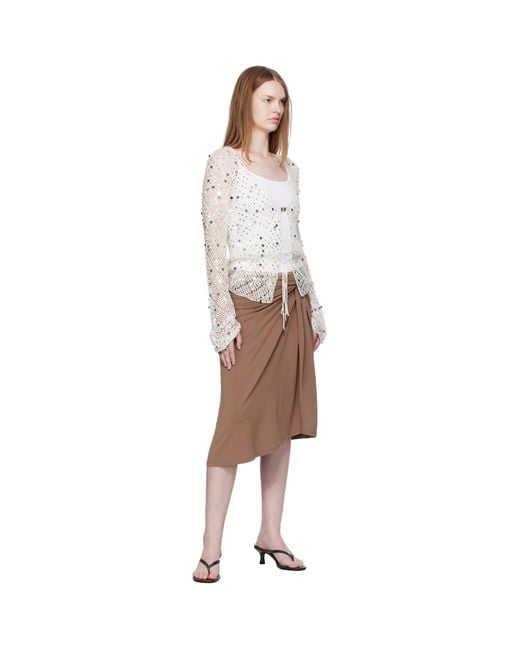 Paris Georgia Black Elemental Ida Midi Skirt
