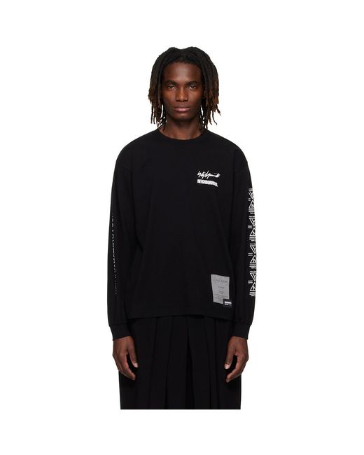 Yohji Yamamoto Black Neighborhood Edition Ls T-shirt for men