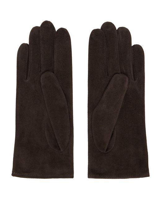 Handsome Stockholm Brown Essentials Suede Gloves