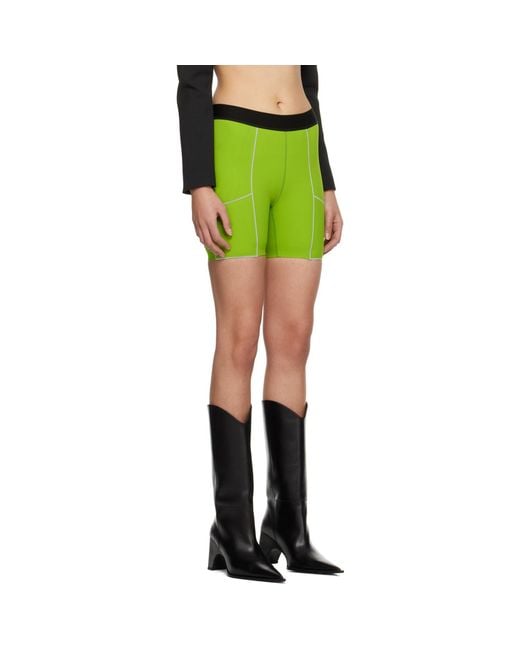 Coperni Green C+ Shorts