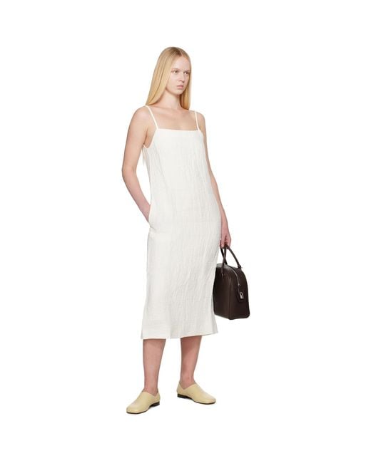Studio Nicholson Black Off- Danae Midi Dress