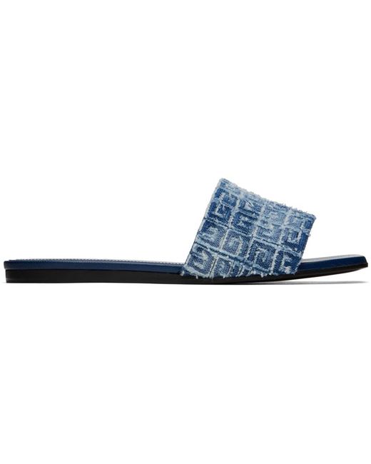 Givenchy Black Blue 4g Sandals
