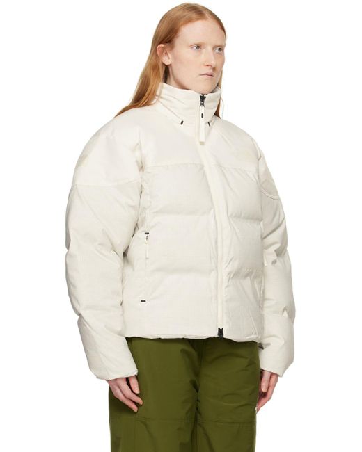 The North Face Natural Off- Rmst Steep Tech Nuptse Down Jacket