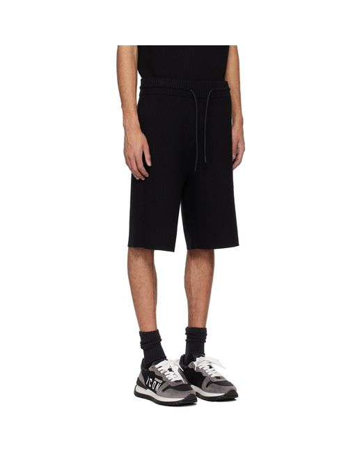Mackage Black Beecher Shorts for men