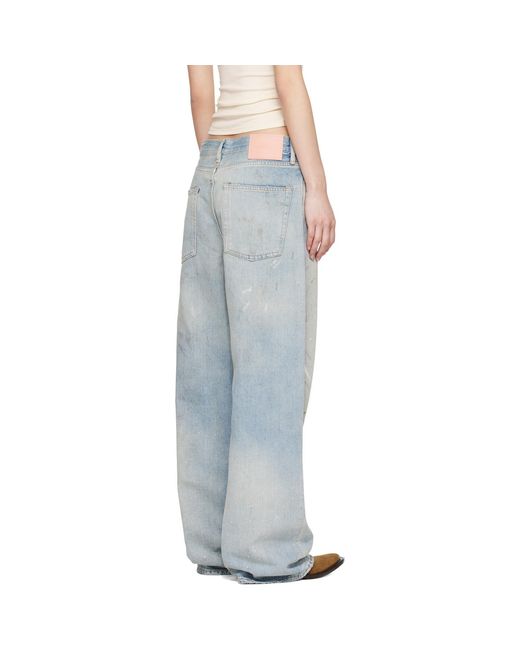 Acne Black Loose Fit 1981 Jeans