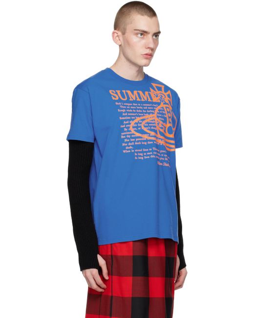T-shirt summer bleu Vivienne Westwood pour homme en coloris Blue