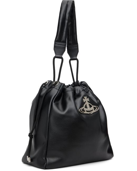 Vivienne Westwood Black Hilary Bucket Bag