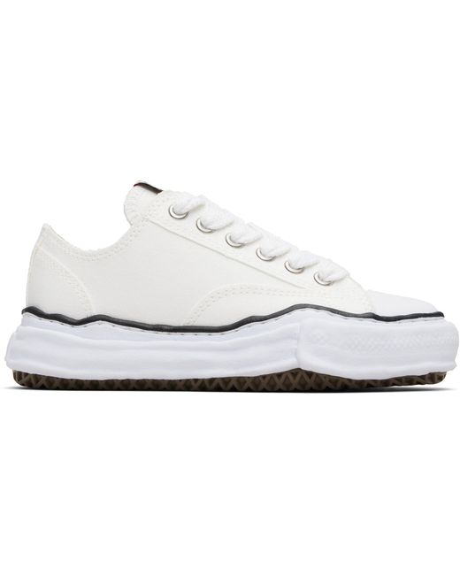 Maison Mihara Yasuhiro Black Peterson Og Sole Canvas Low-Top Sneakers