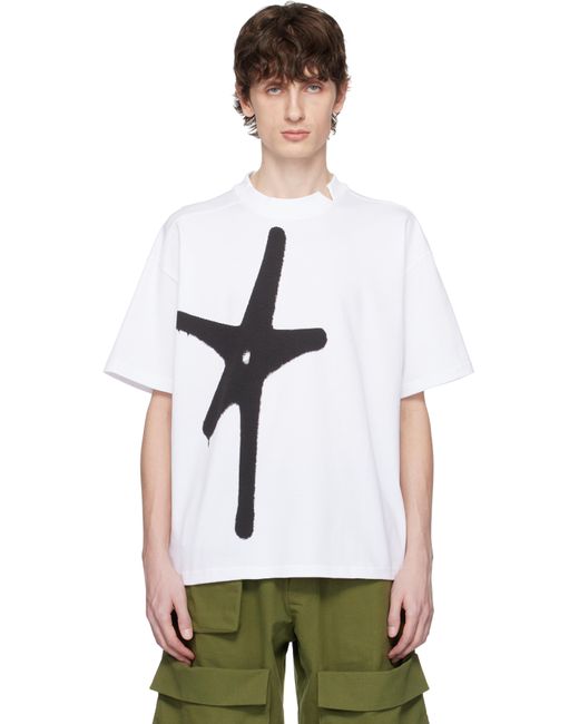 メンズ Spencer Badu ホワイト Start Tシャツ White