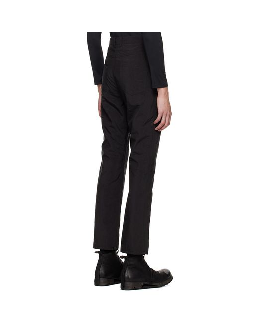 KANGHYUK Black Ssense Exclusive Airbag Trousers for men