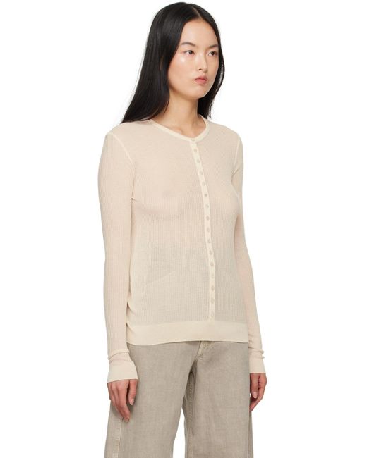 Lemaire Multicolor Off- Seamless Cardigan