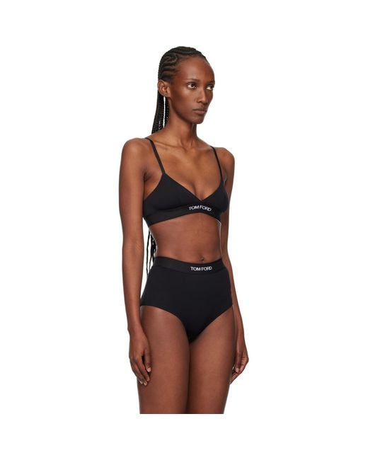 Tom Ford Black Modal Signature Bra