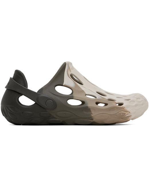 Merrell Black & Off-white Hydro Moc Drift Sandals for men