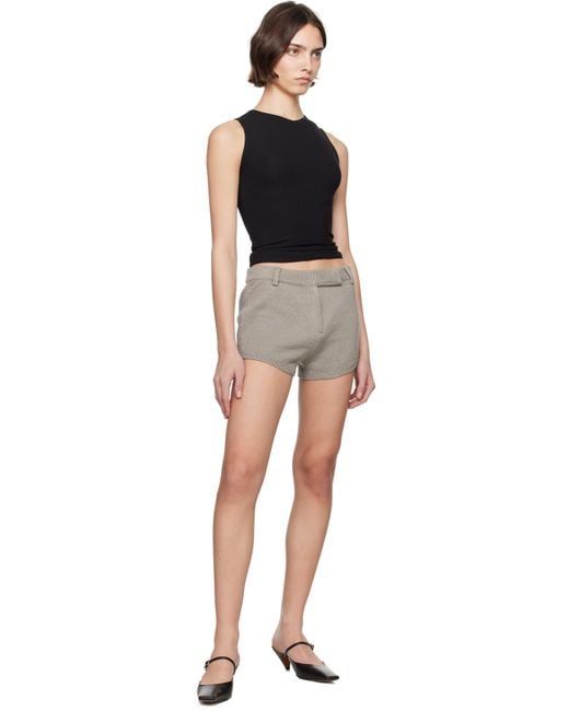 Skims ブラック Soft Lounge Vネック タンクトップ Black
