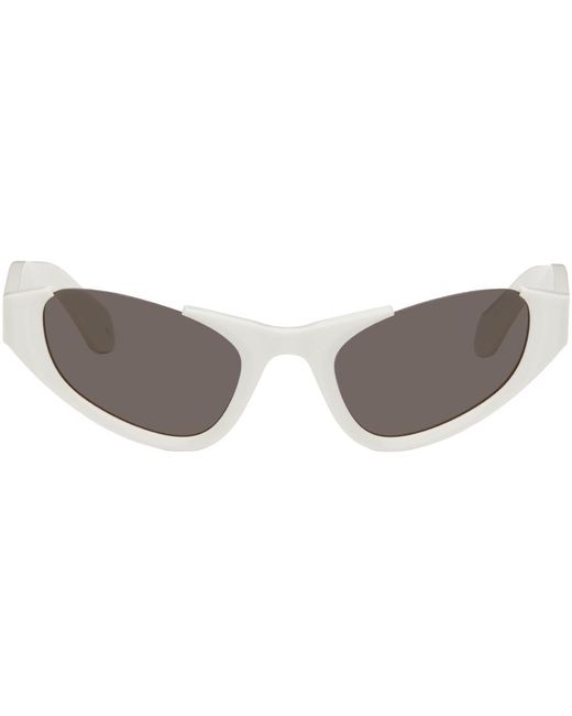 Alaïa Black White Cat-eye Sunglasses