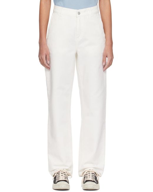 Pantalon pierce blanc Carhartt en coloris Multicolor