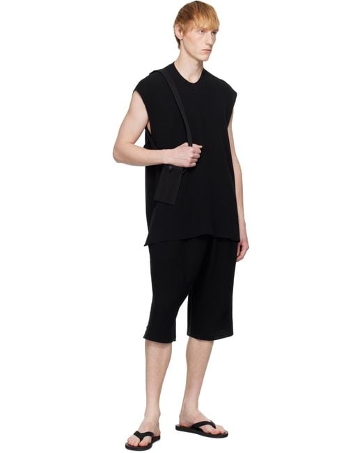 Homme Plissé Issey Miyake Black Pocket Bag for men