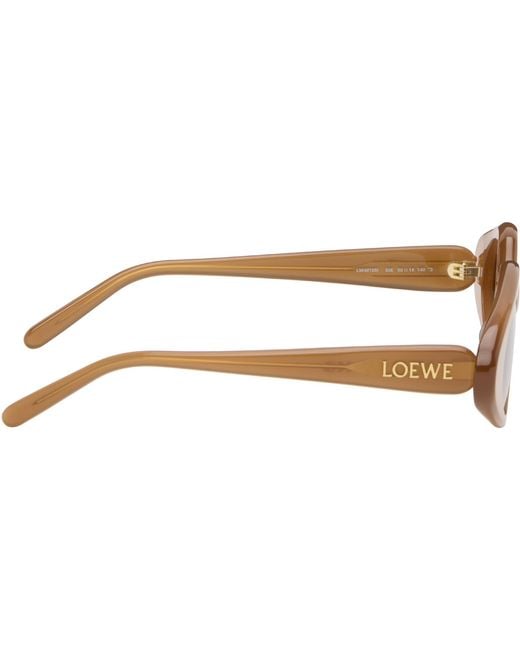 Loewe Black Slim Sunglasses for men