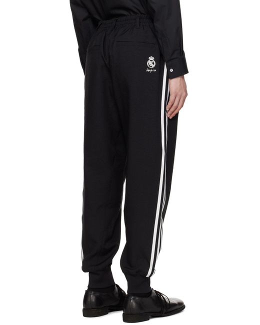 Y-3 Black Real Madrid Edition Rm Sweatpants for men