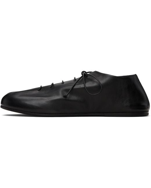 Marsèll Black Steccoblocco Leather Derbys for men