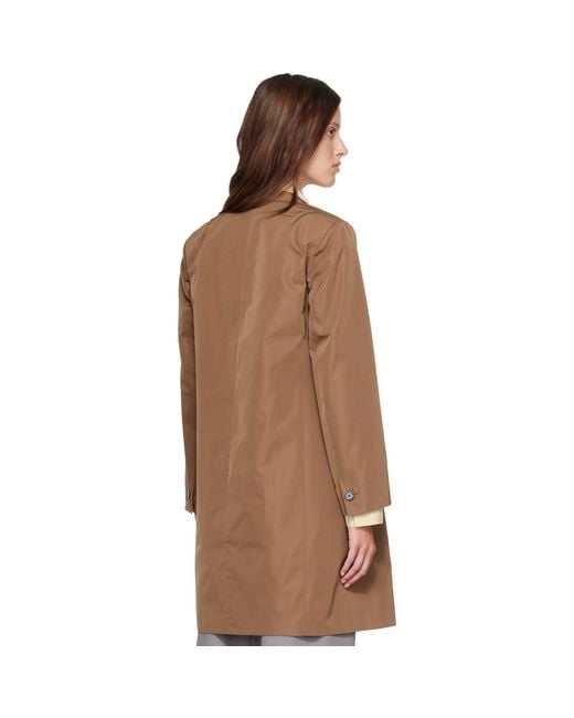 Jil Sander Brown Tan Radzimir Coat