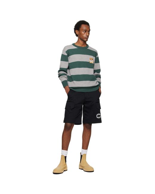 Moschino Black Loop Shorts for men
