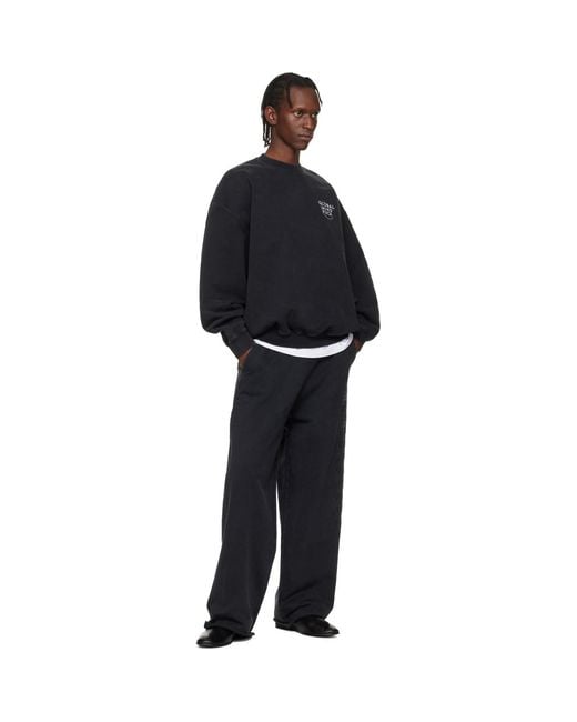Vetements Black 'Global Mf' Sweatshirt for men