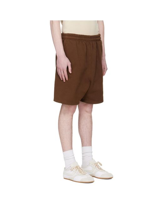 Entire studios Brown Standard Sweat Shorts for men