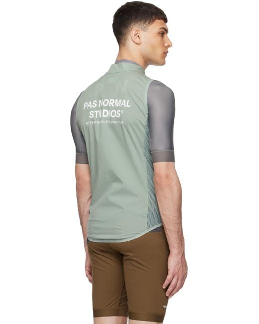 Pas Normal Studios Green Packable Vest for men