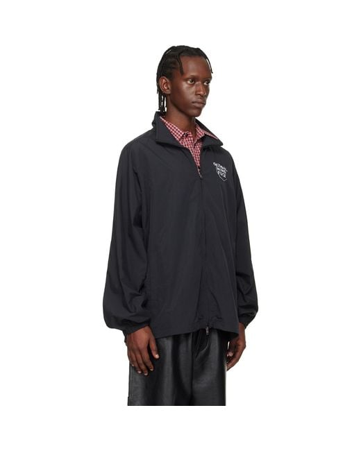 Vetements Blue 'Global Mf' Jacket for men